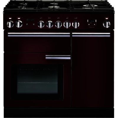 Rangemaster Professional+ 90cm 91640 Dual Fuel Range Cooker in Cranberry with FSD Hob Rangemaster Professional+ 90cm 91640 Dual Fuel Range Cooker in Cranberry with FSD Hob